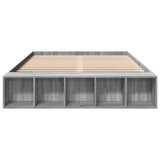 Bed Frame without Mattress Grey Sonoma 140x200 cm 3280571