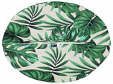 Throw Pillow 6 pcs HEERLEN Leaf Pattern Dia. 50 cm Polyester 929490