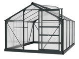 6 x 8ft Polycarbonate Greenhouse, Large Walk-In Green House with Slide Door and Window, Garden T3398P377663