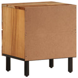 Bedside Cabinet 40x33x46 cm Solid Wood Acacia 356853