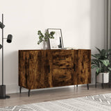 ZNTS Sideboard Smoked Oak 100x36x60 cm Engineered Wood 828193