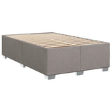 Box Spring Bed with Mattress Taupe 120x200 cm Fabric 3285866