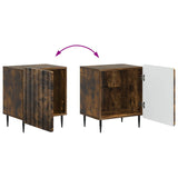 Bedside Cabinet Smoked Oak 43 x 34.5 x 52 cm Engineered Wood 894345
