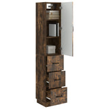 Cabinet Set 2 pcs Smoked Oak 33 x 34.5 x 87 cm Engineered Wood 3416813