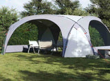 Party Tent White and Grey Waterproof 94572