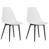 Dining Chairs 2 pcs White PP 338042