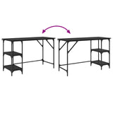Desk Black Oak 120 x 50 x 75 cm Engineered Wood 883034