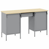 Work Cabinet with Drawer 3 pcs Red Engineered Wood and Steel 3321379