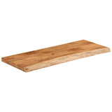 Table Top 90x40x2.5 cm Rectangular Solid Wood Acacia Live Edge 370251