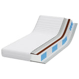 Mattress with Coconut Layer White 90 x 200 cm Pocket Spring 4106429