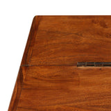 ZNTS Coffee Table Solid Acacia Wood Honey Finish 110x55x35 cm 245654