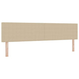 Headboard with Headboard Light Green Grey 200 cm Faux Leather 42007068