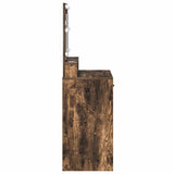 Dressing Table Smoked Oak 79 x 41 x 135 cm Engineered Wood 865086