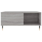 Coffee Table Grey Sonoma 80x80x36.5 cm Engineered Wood 830778