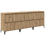 Sideboards 3 pcs Artisan Oak 60 x 35 x 70 cm Engineered Wood 3415581