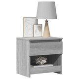 Bedside Cabinets 2 pcs Grey Sonoma 40x30x39 cm Engineered Wood 815132