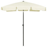 Beach Parasol Sand Yellow 180x120 cm 314719