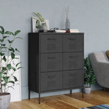 Drawer Cabinet Anthracite Steel Medium Drawer Cabinet 336150