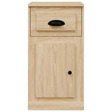 Side Cabinet with Drawer Sonoma Oak 40x50x75 cm Engineered Wood 816483