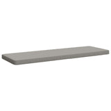 2-Piece Bench Cushions VUGHT 2 pcs 100% Polyester Grey 952019