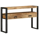 Console Table Brown 120 x 33 x 75 cm Solid Mango Wood 4102739