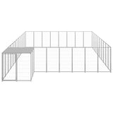 Dog Kennel Silver 25.41 m Steel 3082235