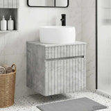 Wall-mounted Sink Vanity Concrete Grey 49 x 44.5 x 66 cm 890615