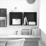 Wall Cabinet 2 pcs Black Oak 37 x 37 x 37 cm Engineered Wood 875077