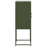 Highboard Olive Green 36x39x107 cm Steel 846534