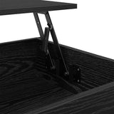 Coffee Table Black Oak 85 x 50 x 50 cm Engineered Wood 883057