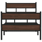 Bed Frame without Mattress with Headboard and Footboard 100x190 cm 4017163