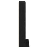 CD Cabinet 2 pcs Black Oak 33 x 23.5 x 97.5 cm Engineered Wood 8012693