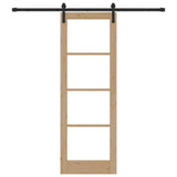 Sliding Door ORKDAL Natural and Black 73.5 x 211 cm 3331849