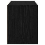 Cabinet with 2 Drawers Black Oak 60x31x40 cm Engineered Wood 858823