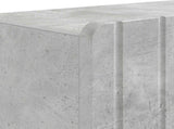 Bathroom Cabinet with Open Shelf ZWOLLE Concrete Grey 896378