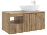Bathroom Furniture Set 2 pcs Artisan Oak Engineered Wood 3404093