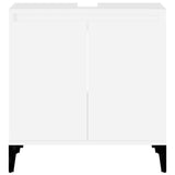 Sink Cabinet White 58x33x60 cm Engineered Wood 821260