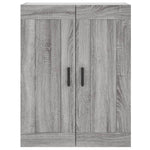 Highboard Grey Sonoma 69.5x34x180 cm Engineered Wood 3199887