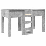 Bunk Bed for Kids Concrete Grey 75 x 190 cm Engineered wood 3410470