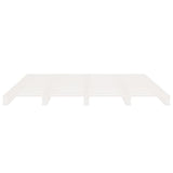 Bed Frame without Mattress White 120x200 cm Solid Wood Pine 3120128