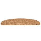 Stair Mats 30 pcs 65x21x4 cm Beige Half Round Large 3365814