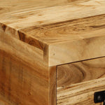 ZNTS Wall-mounted TV Cabinet 60x30x19 cm Solid Wood Acacia 4017460