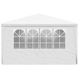 Professional Party Tent with Side Walls 4x6 m White 90 g/m 48527