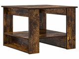 Coffee Table Smoked Oak 51 x 50 x 50 cm Engineered Wood 8000200