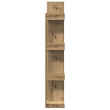 Book Cabinet Artisan Oak 48x25.5x140 cm Engineered Wood 856695