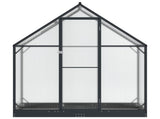 Garden Greenhouse with Door Anthracite 183.5 x 63.5 x 207 cm 42036858