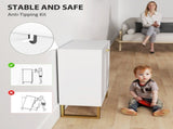 2-Door Sideboard Storage Cabinet - White T3398P343443