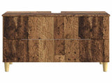 Bathroom Sink Cabinet DELFT Old Wood 82 x 41x 59 cm 897023