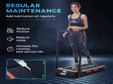 Steel Folding Motorized Home Treadmill w/ LCD Monitor Black T3398P347560
