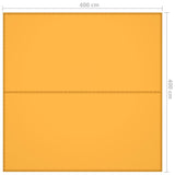 Outdoor Tarp 4x4 m Yellow 93062